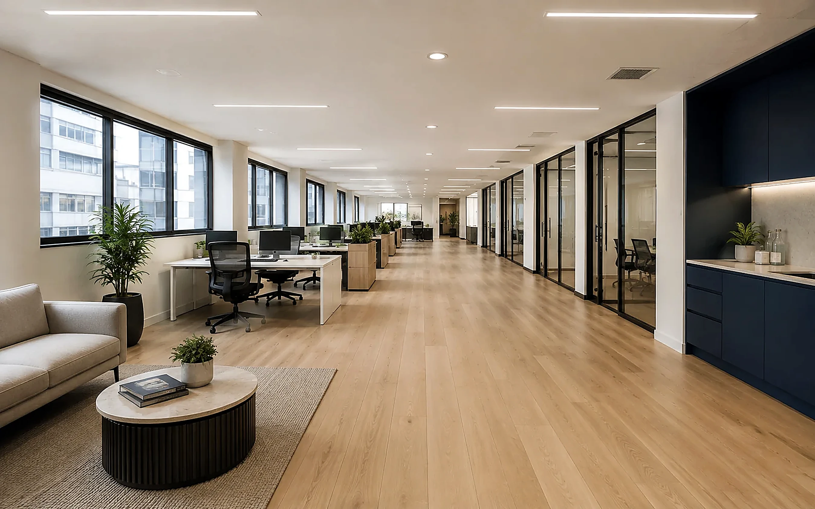 Office space before Franca Fitouts fitout works