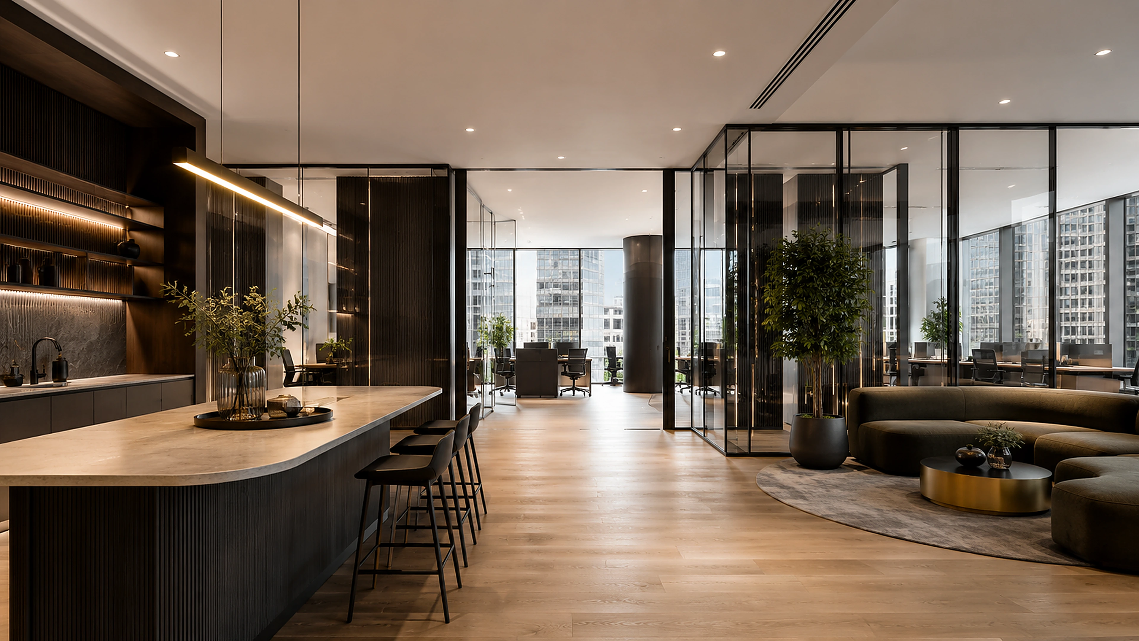Premium commercial fitout interior in Sydney's Eastern Suburbs, designed and built by Franca Fitouts