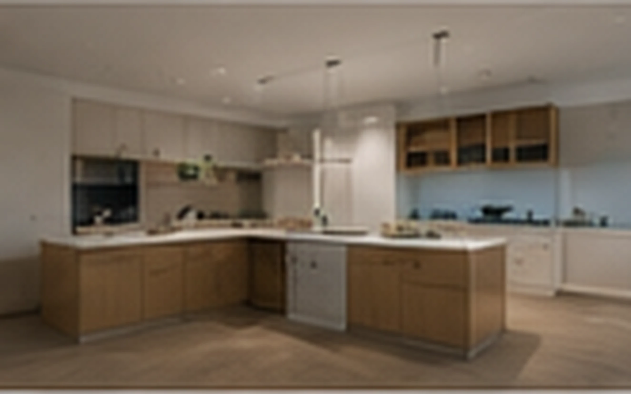 Residential Renovation — Kitchen & Living — before Franca Fitouts works