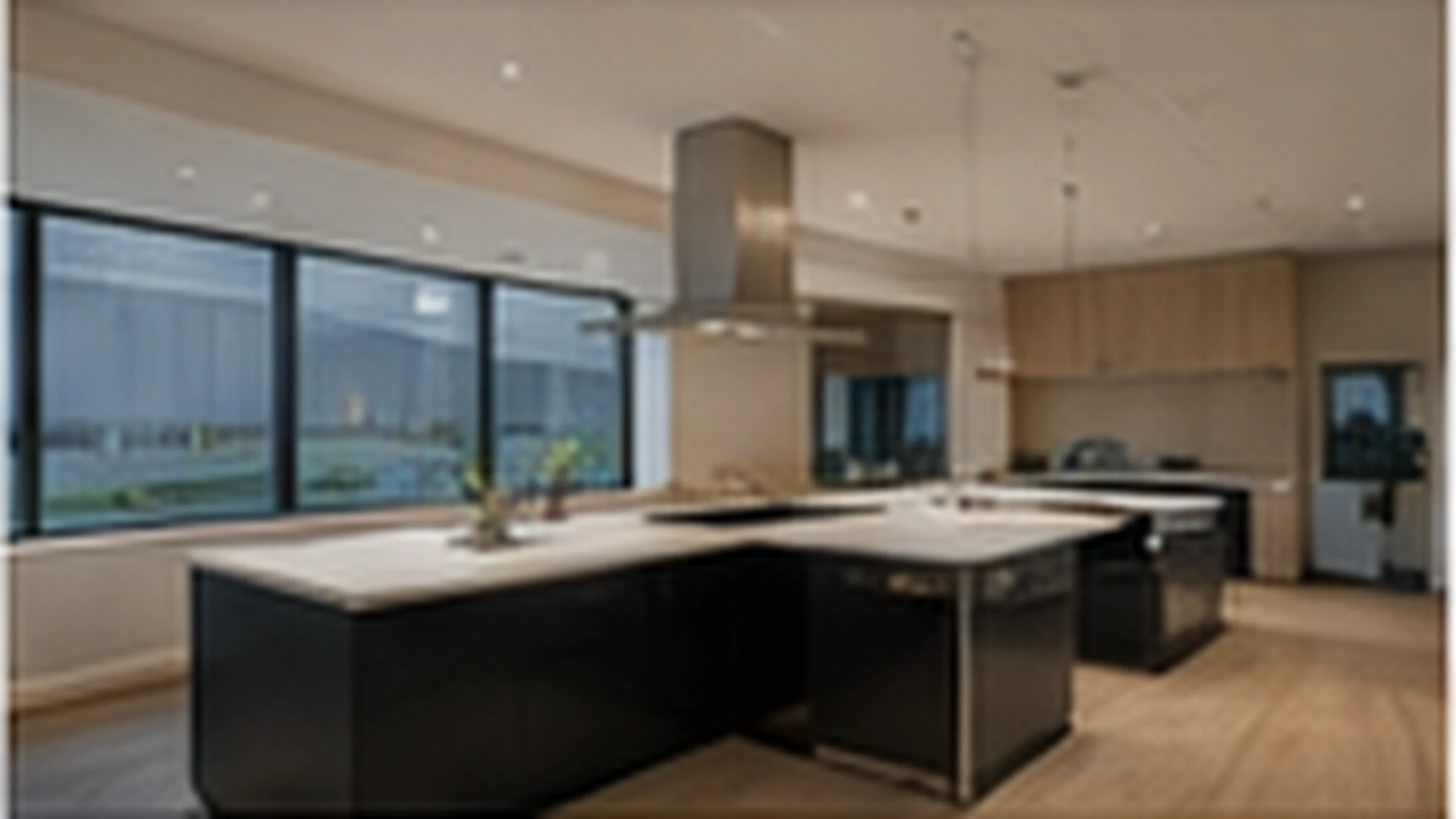 Residential Renovation — Kitchen & Living — completed residential renovation by Franca Fitouts